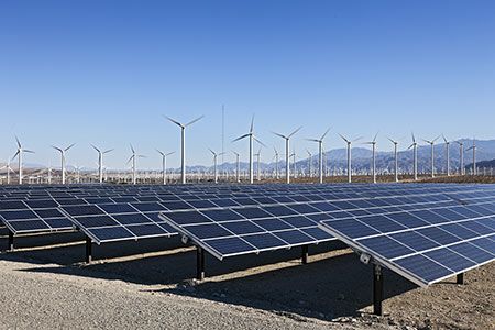 Renewable energy to reduce electricity generation from natural gas