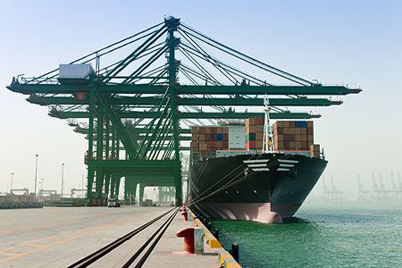 Transhipment at Amsterdam grows